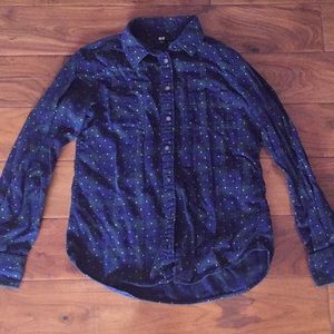 Uniqlo Polka Dot Flannel